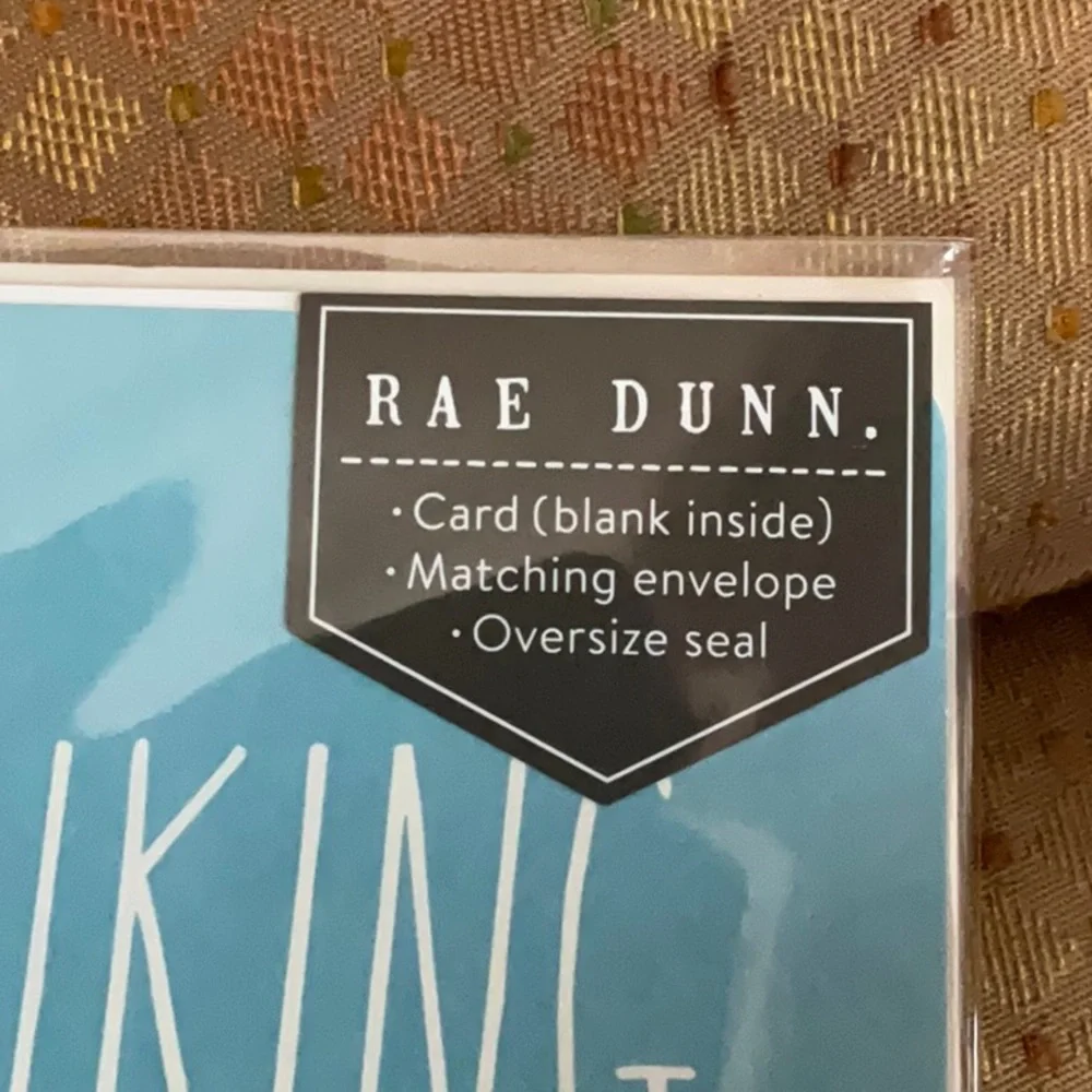 Rae Dunn Birthday & Thinking of You Cards bundle, set of 3, blank inside